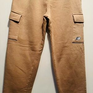 New Balance Tan Cargo Sweatpants for Big Boys - Size 10-12 - EUC!